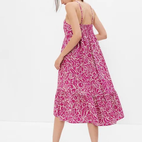 Deep V-Neck Cami Midi Dress - NWT - Picture 3 of 5